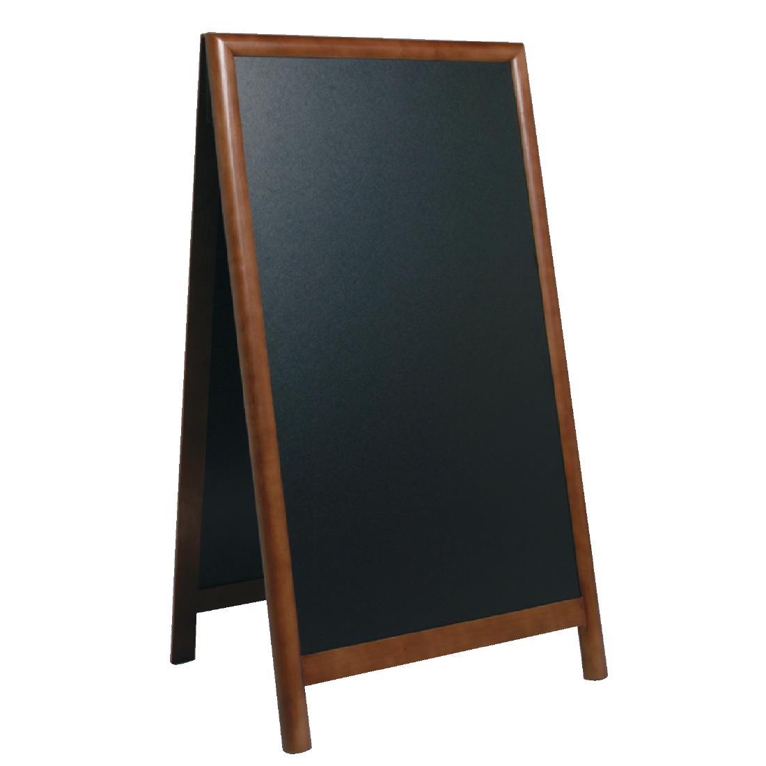 Securit Duplo Pavement Board 1250 x 705mm Dark Wood - CE431  - 1