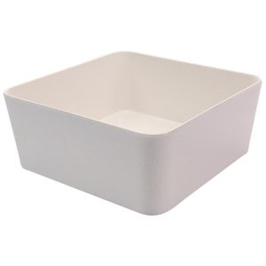 Creative Tokyo Melamine Large Bento Box Insert White 170x170x70mm (Pack of 6) - FR234  - 1