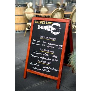 Securit Duplo Pavement Board 750 x 555mm Mahogany - P515  - 3