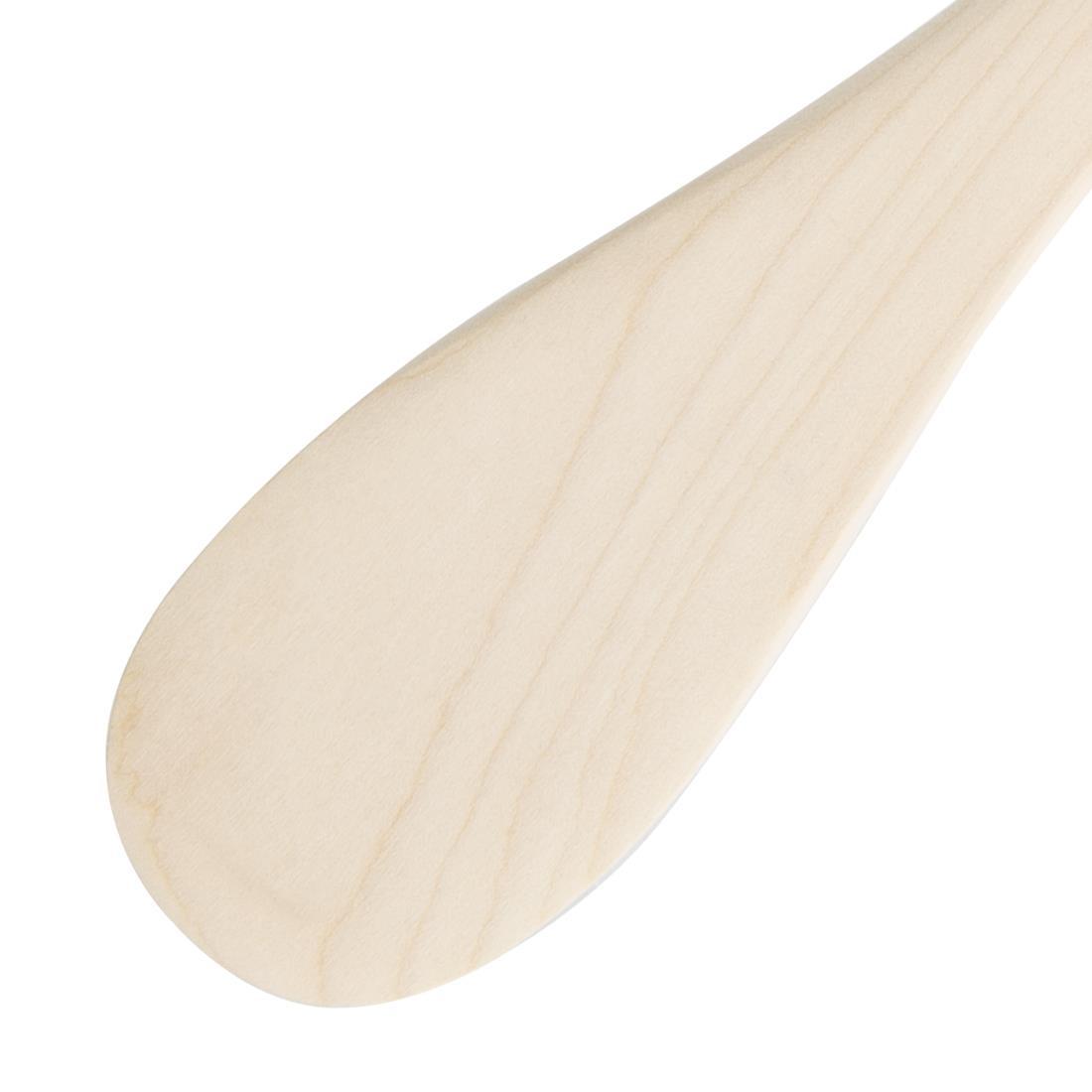 Vogue Round Ended Wooden Spatula 12" - J113  - 4