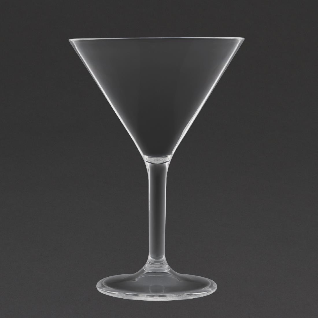 Olympia Kristallon Polycarbonate Martini Glasses 300ml (Pack of 12) - DS131  - 3