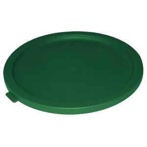 Vogue Round Food Storage Container Lid Green Small - CF058  - 1