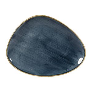 Churchill Stonecast Triangular Plates Blueberry 265mm (Pack of 12) - DY795  - 1