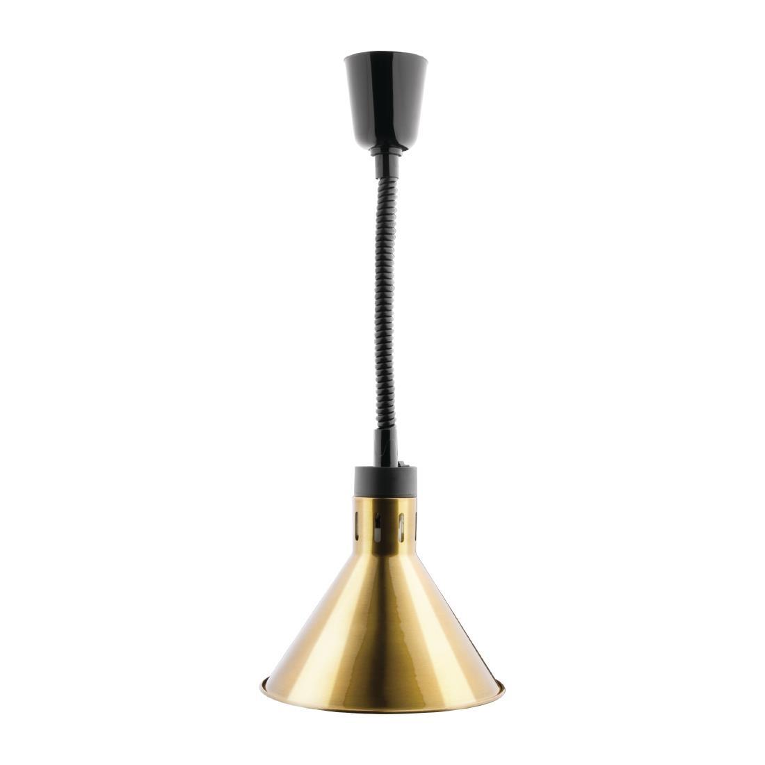 Buffalo Conical Retractable Heat Shade Pale Gold Finish - DY465  - 1