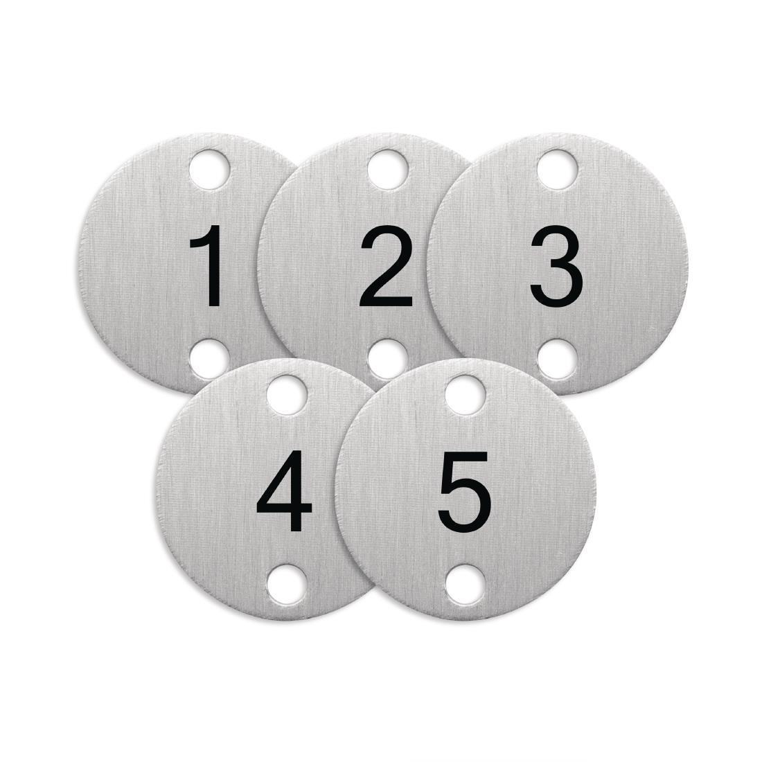 Bolero Table Numbers Silver (1-5) - DY770  - 3