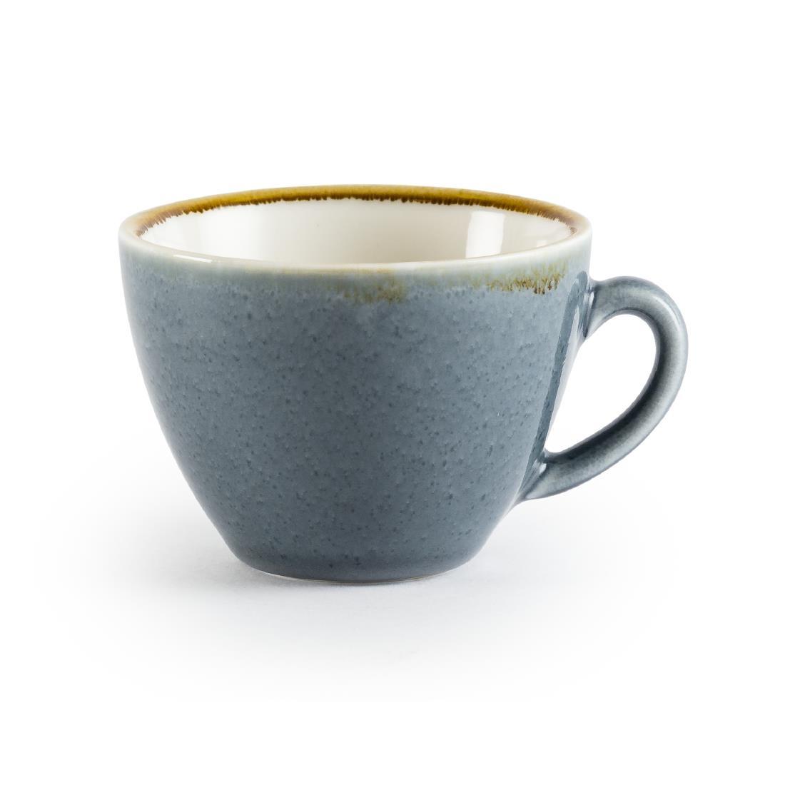 Olympia Kiln Cappuccino Cup Ocean 340ml (Pack of 6) - GP348  - 1