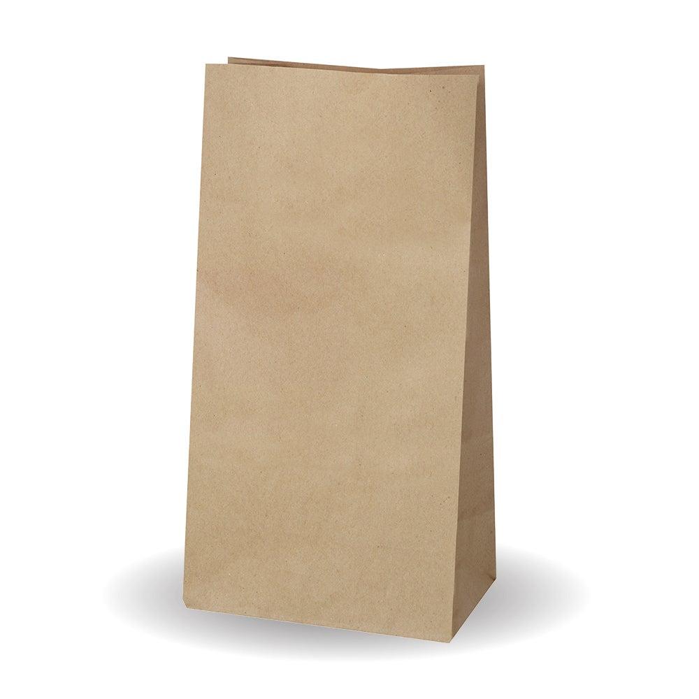6.8x13.5x4.5" Kraft No Handle SOS Bags (Case of 250) - 179903 - 1