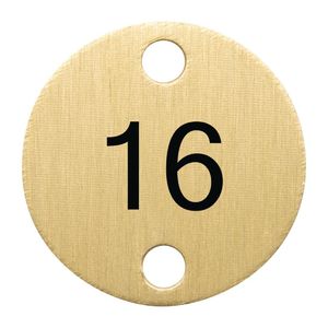 Bolero Table Numbers Bronze (16-20) - DY777  - 1