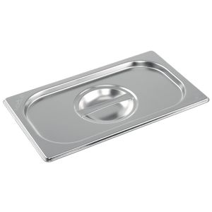 Vogue Stainless Steel 1/4 Gastronorm Lid - K972  - 1