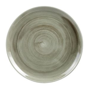 Churchill Stonecast Patina Antique Round Coupe Plates Green 288mm (Pack of 12) - HC806  - 1