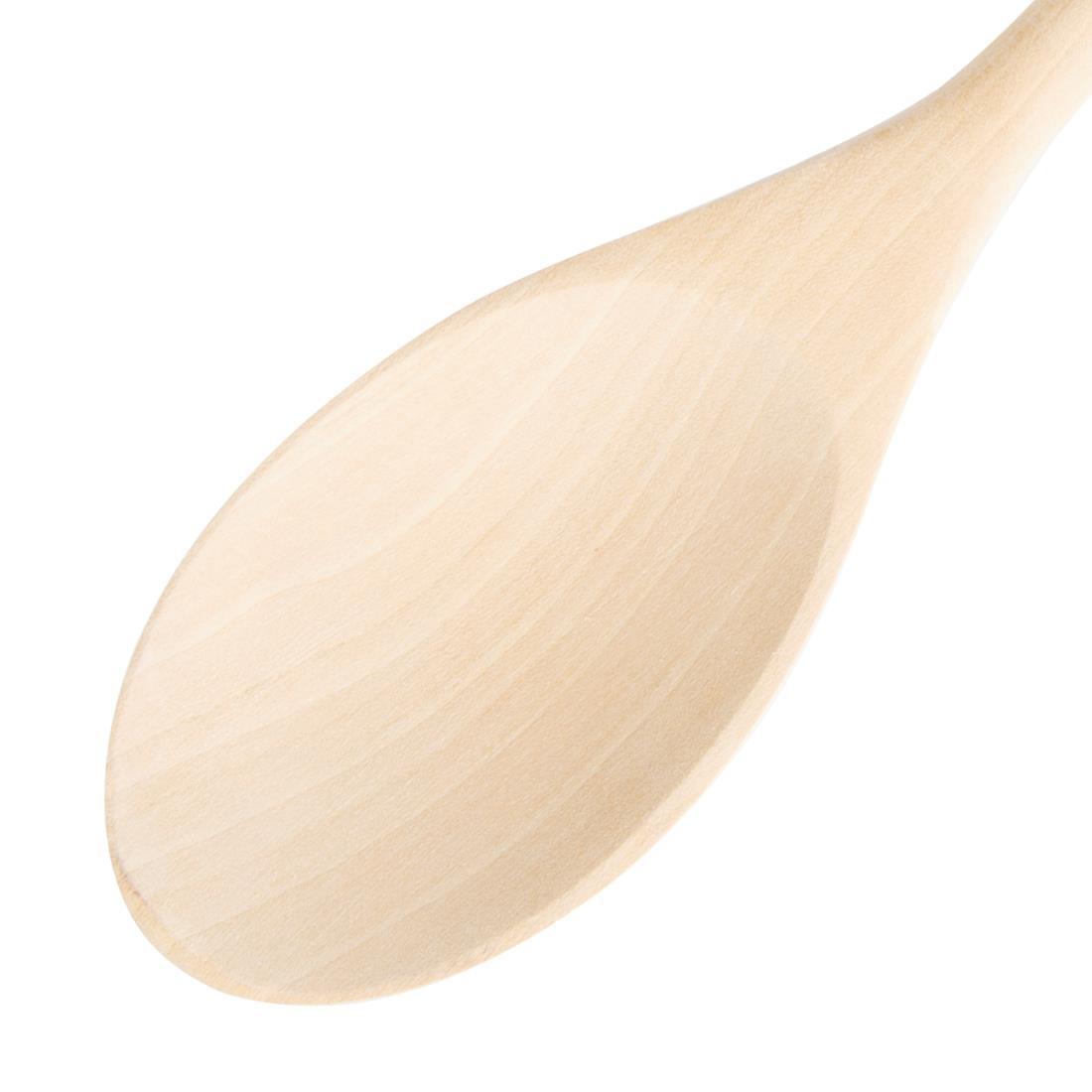 Vogue Wooden Spoon 10" - D649  - 4