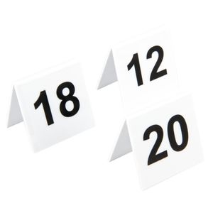 Plastic Table Numbers 11-20 - L982  - 1