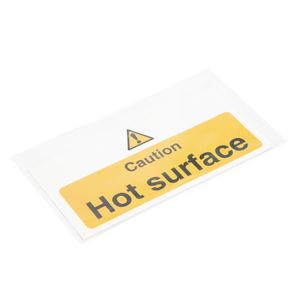 Vogue Caution Hot Surface Sign - L848  - 1