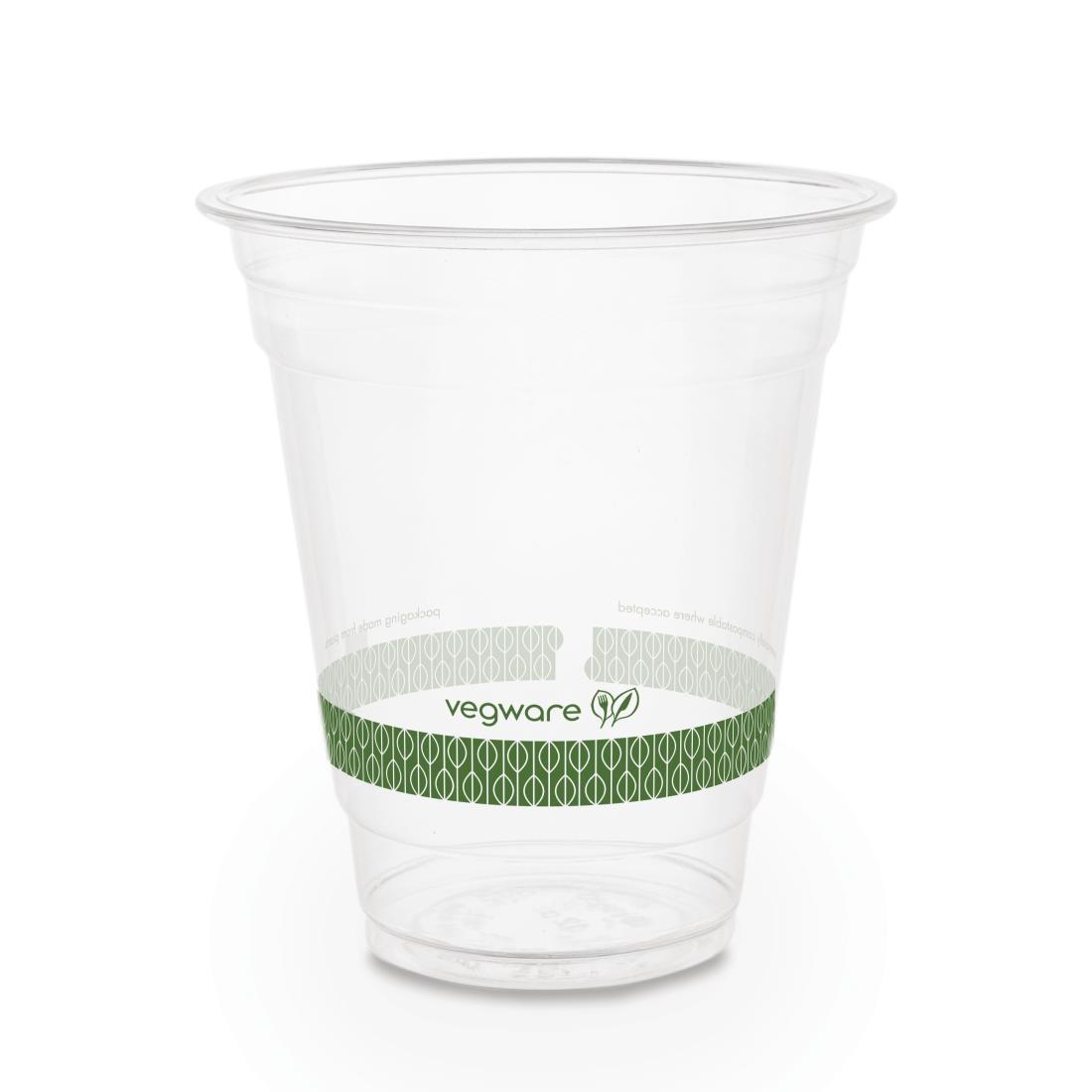 Vegware Compostable PLA Cold Cups 340ml / 12oz (Pack of 1000) - GH014  - 1
