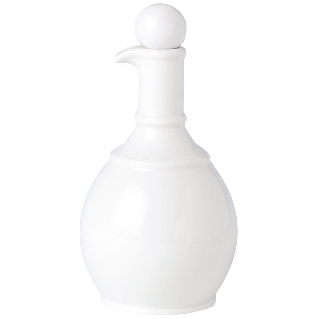 Steelite Simplicity White Oil or Vinegar Jar Stoppers (Pack of 12) - V9332  - 1