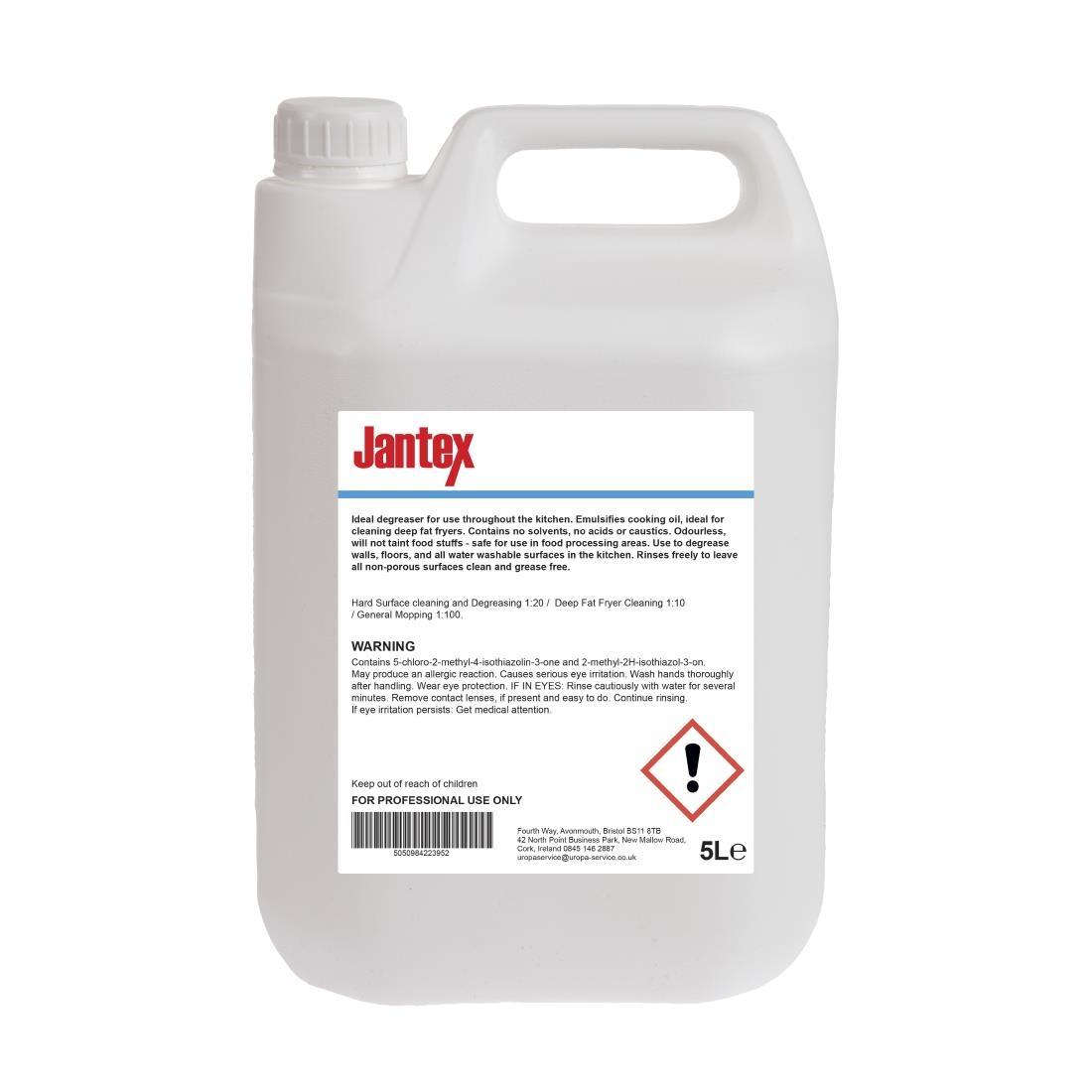 Jantex Kitchen Degreaser Concentrate 5Ltr - CF974  - 2