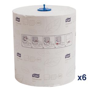 Tork Advanced Hand Towel Rolls 2-Ply 150m (Pack of 6) - FA707  - 1