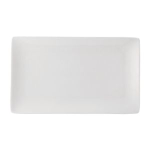 Utopia Pure White Rectangular Plates 160 x 280mm (Pack of 6) - CY463  - 1