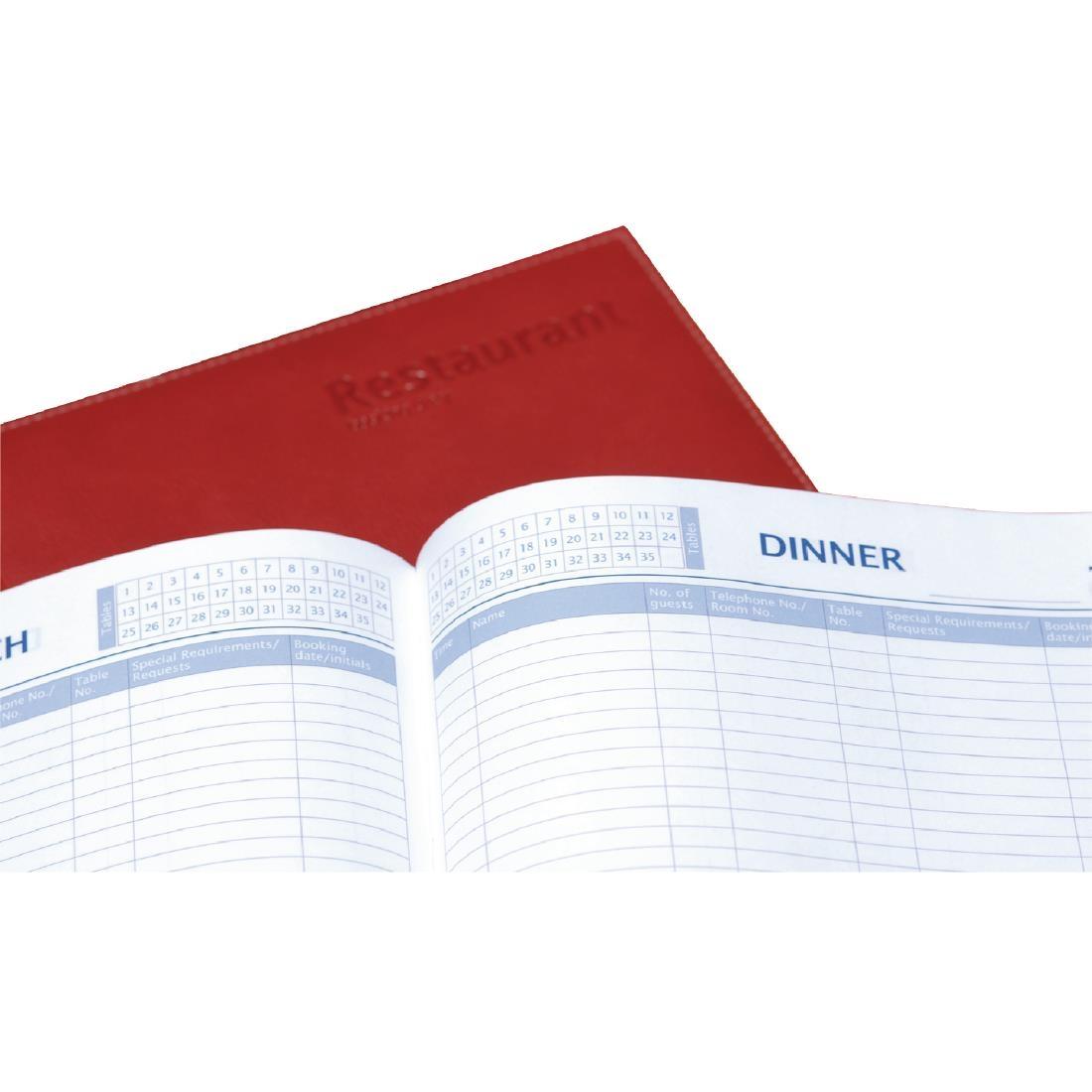 Castelli Red Restaurant Diary - DL481  - 2