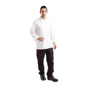 Chef Works Calgary Long Sleeve Cool Vent Unisex Chefs Jacket White 2XL - B649-XXL  - 5