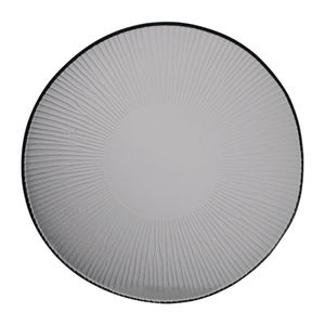 Churchill Bamboo Organic Glass Round Plate 295mm (Pack of 6) - FR068  - 1