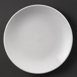 Olympia Whiteware Coupe Plates 150mm (Pack of 12) - U075  - 1
