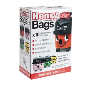 Numatic Henry Replacement Dust Bags (Pack of 10) - DW159  - 1
