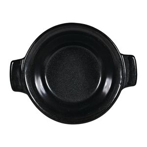Churchill Black Igneous Stoneware Pie Dish 140mm (Pack of 6) - DY926  - 1