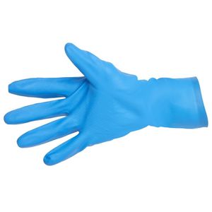 MAPA Ultranitril 475 Liquid-Proof Food Handling and Janitorial Gloves Blue Medium - FA295-M  - 1