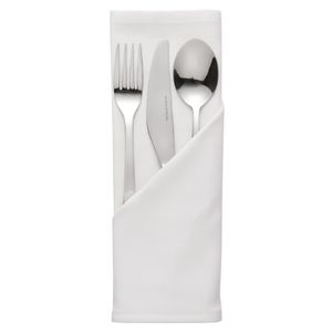 Occasions Polyester Napkins White (Pack of 10) - HB560  - 1