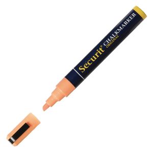 Securit 6mm Liquid Chalk Pen Orange - P531  - 1