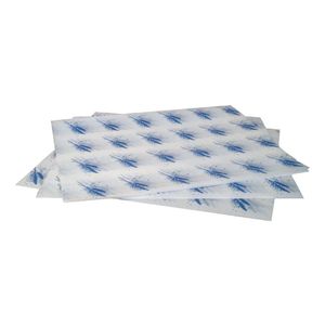 Burger Wrapping Paper Sheets Blue 245 x 300mm (Pack of 1000) - GH037  - 1