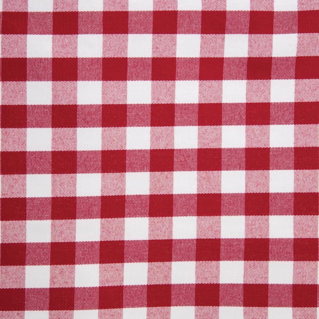 Gingham Tablecloth Red 1320 x 1320mm - HB582  - 3