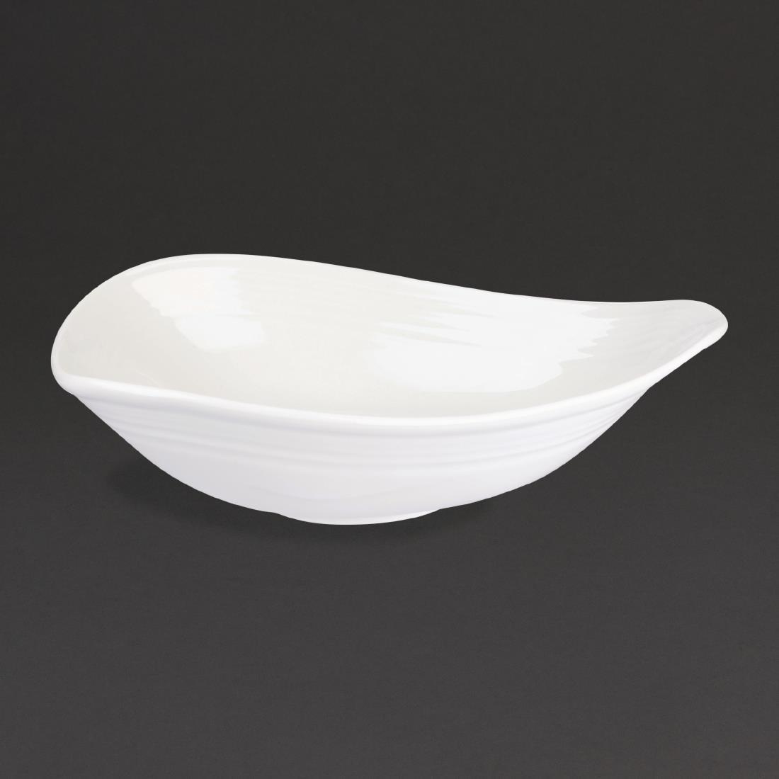 Churchill Discover Tear Bowls White 213mm (Pack of 12) - CY188  - 2