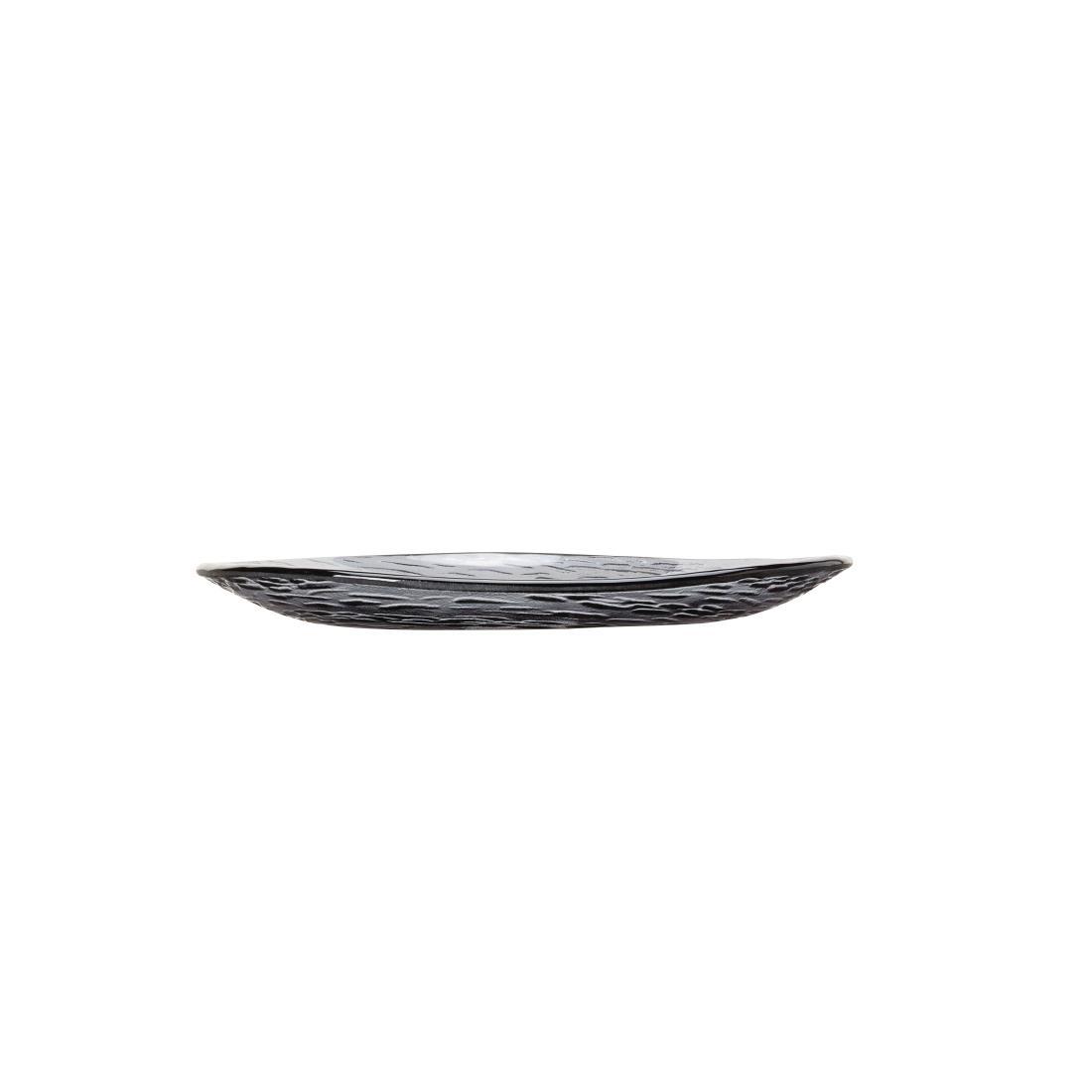 Steelite Scape Glass Platters 250mm Smoked (Pack of 12) - VV720  - 2