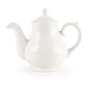 Churchill Whiteware Sandringham Tea and Coffee Pots 426ml (Pack of 4) - P746  - 1