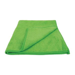 EcoTech Microfibre Cloths Green (Pack of 10) - FA219  - 1