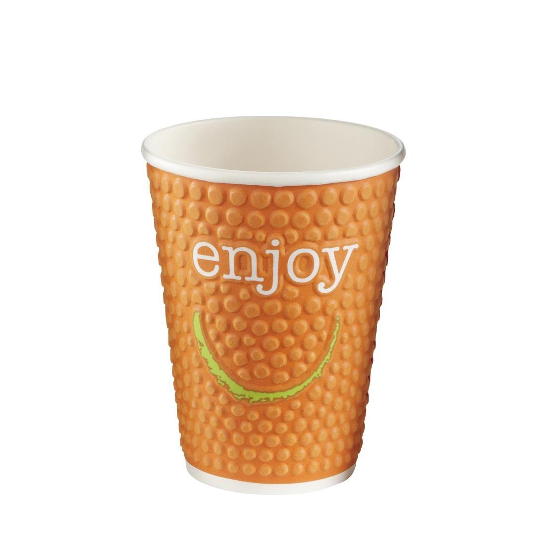Huhtamaki Enjoy Double Wall Disposable Hot Cups 340ml / 12oz (Pack of 680) - CM574  - 3