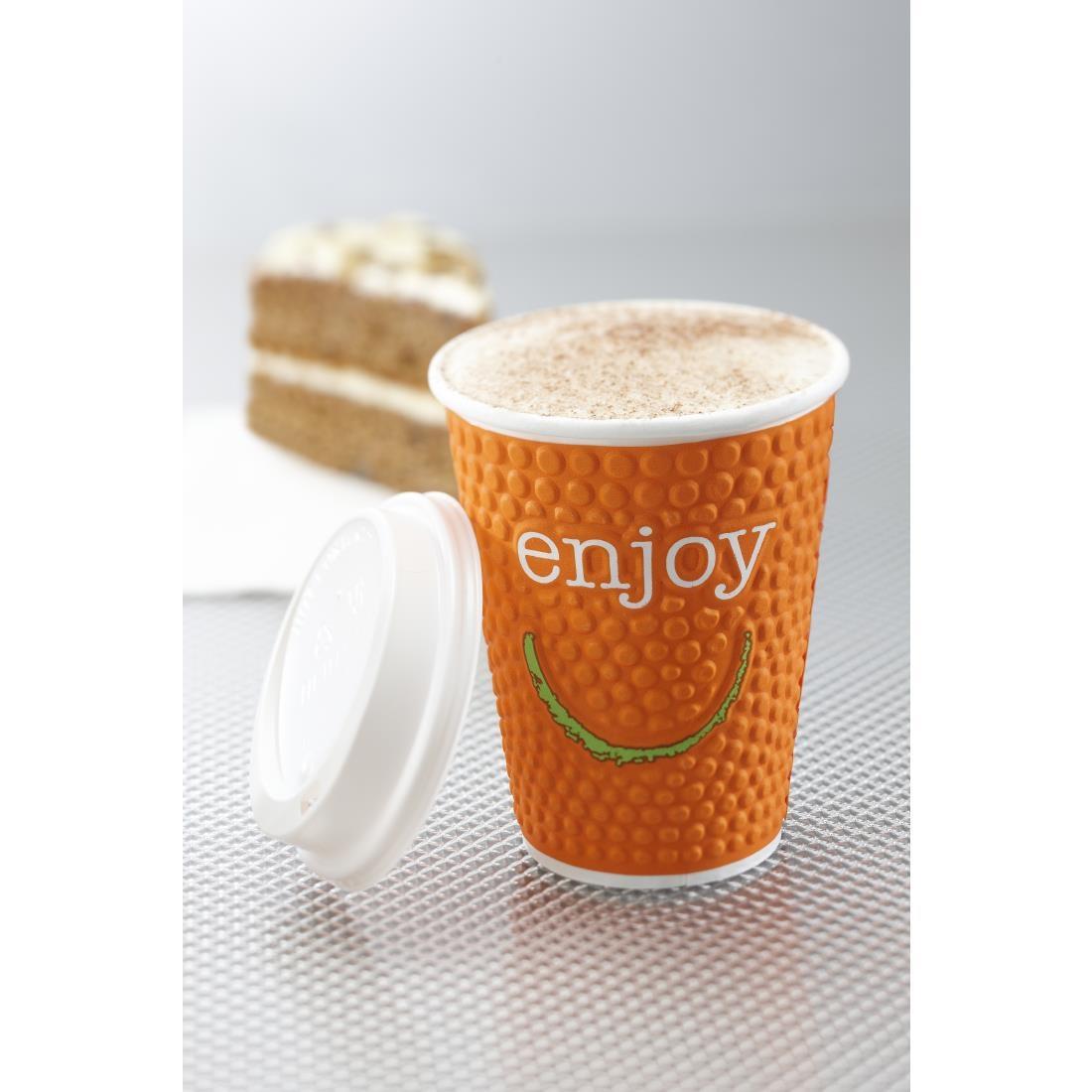 Huhtamaki Enjoy Double Wall Disposable Hot Cups 340ml / 12oz (Pack of 680) - CM574  - 6