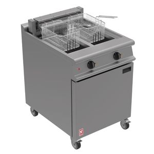 Falcon Dominator Twin Tank Free Standing Electric Fryer E3865 - DT607  - 1