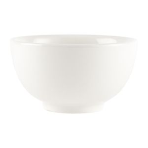 Churchill Plain Whiteware Large Footed Bowls 145mm (Pack of 6) - U717  - 1