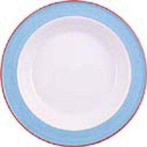 Steelite Rio Blue Soup Plates 215mm (Pack of 24) - V3067  - 1