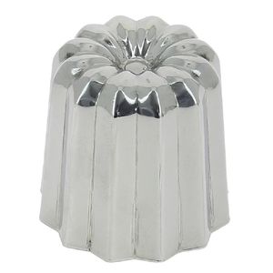 DeBuyer Stainless Steel Canele Fluted Mould 55mm - CR661  - 1