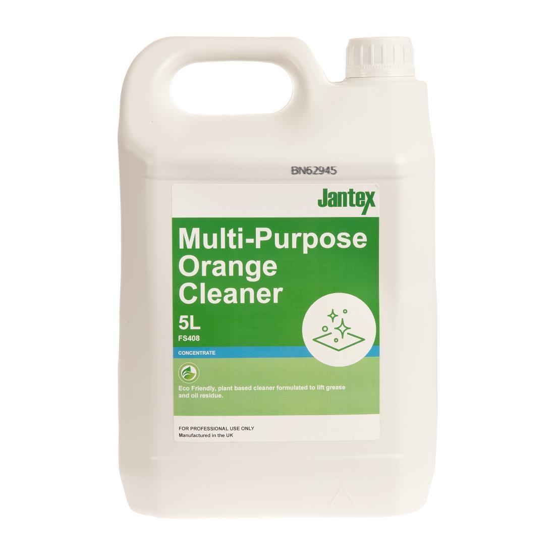 Jantex Green Orange Multipurpose Cleaner Concentrate 5Ltr - FS408  - 1