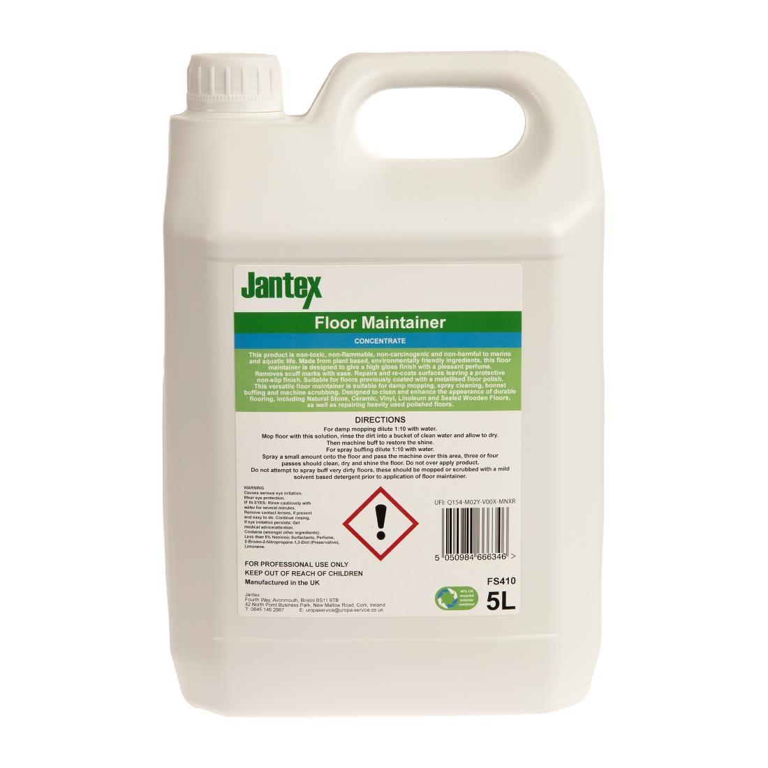 Jantex Green Floor Maintainer Concentrate 5Ltr - FS410  - 3