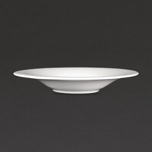Steelite Willow Gourmet Rimmed Coupe Bowl 285mm (Pack of 6) - VV667  - 1