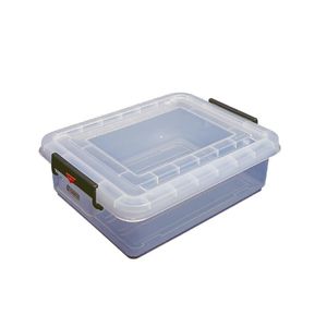 Araven Polypropylene Food Storage Container with Colour Clips 40Ltr - J244  - 1