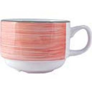 Steelite Rio Pink Slimline Stacking Cups 200ml (Pack of 36) - V3158  - 1