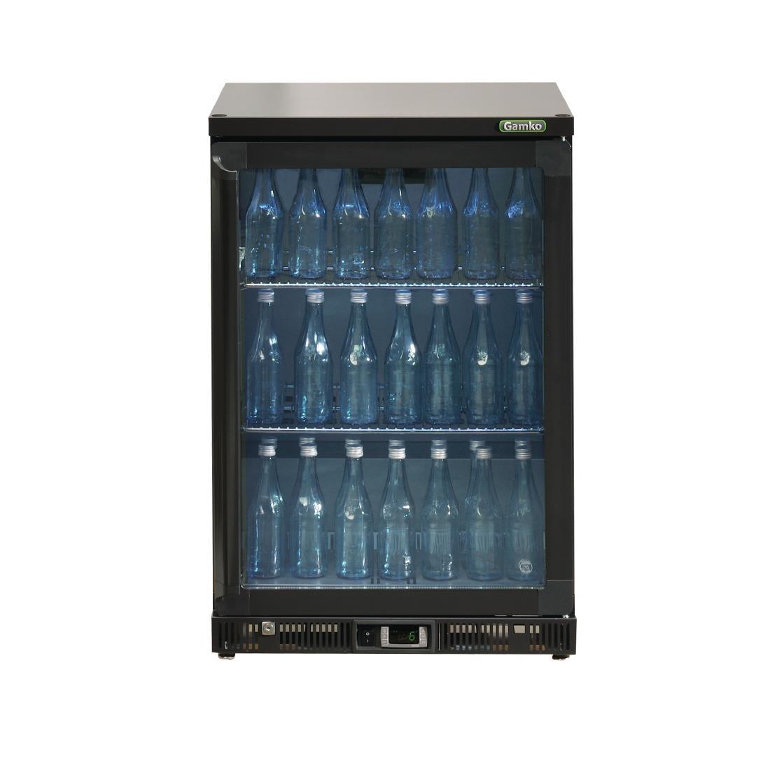 Gamko Bottle Cooler - Single Hinged Door 150 Ltr Black - CE550  - 2