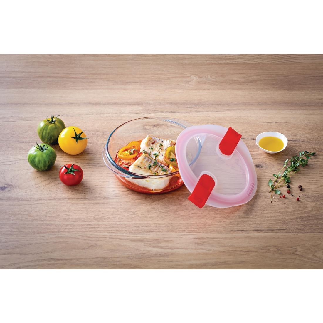 Pyrex Cook and Heat Round Dish with Lid 350ml - FC360  - 7